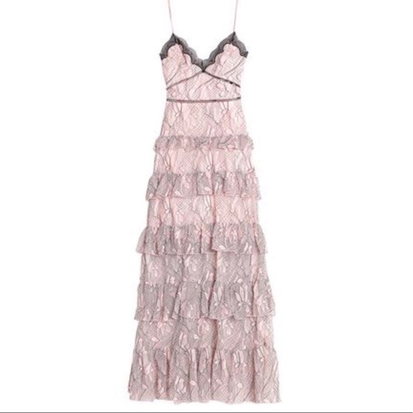 NICHOLAS Dresses & Skirts - Nicholas Rose Lace Tiered Maxi Dress